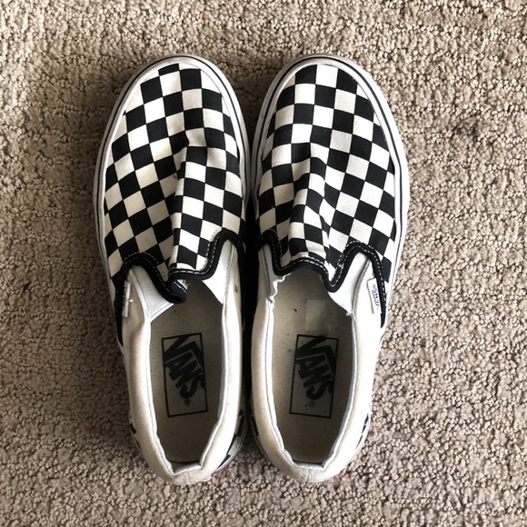 Vans Shoes Black And White Checkered Vans Poshmark